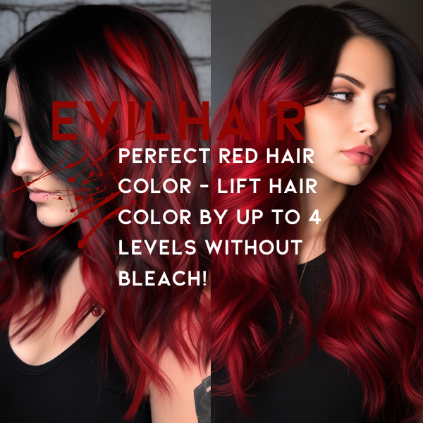 DIY Hair Color Lifting Without Bleach: The Deep Red Transformation